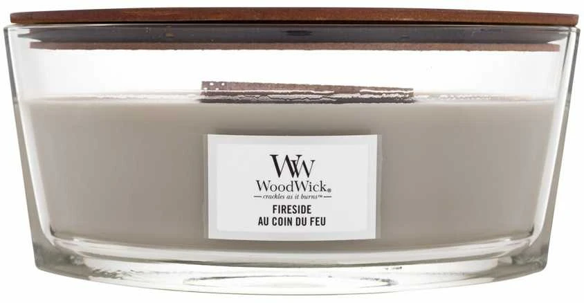 WoodWick Aromatinė žvakė (Fireside), 453,6 g