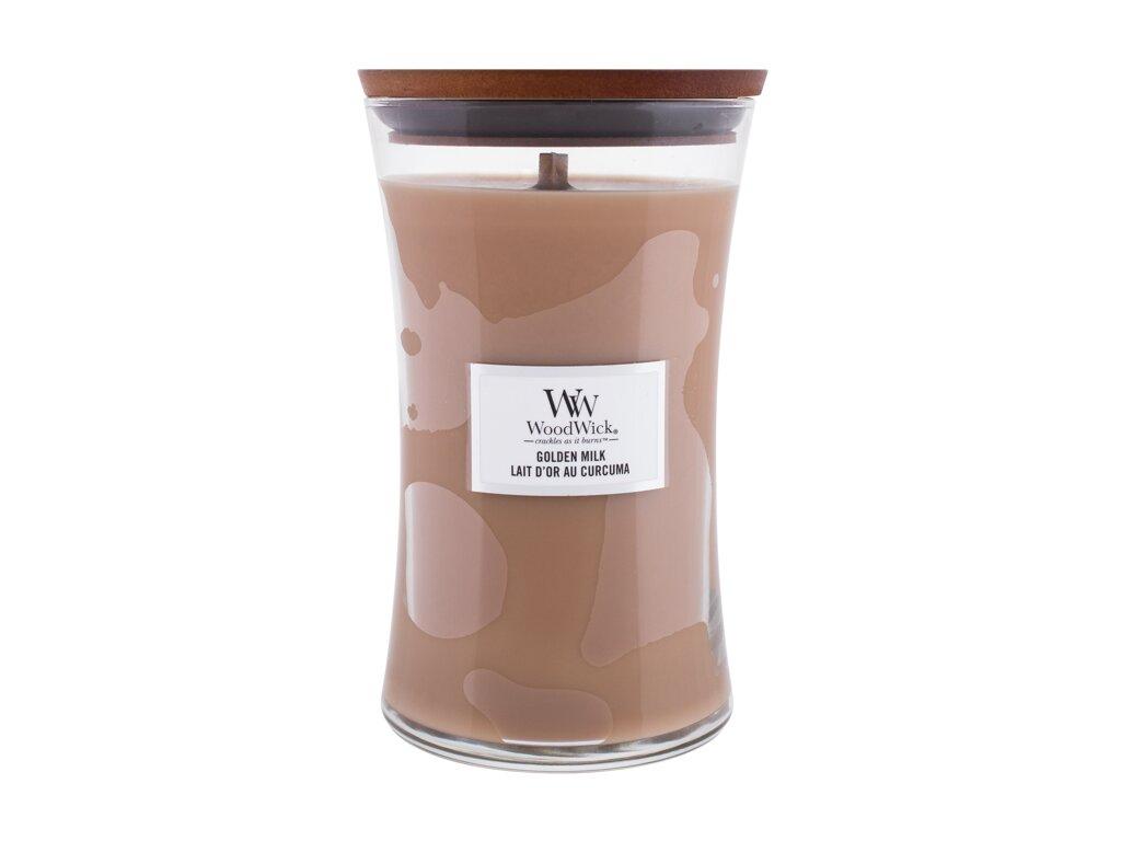 WoodWick Aromatinė žvakė (Golden Milk), 609,5 g
