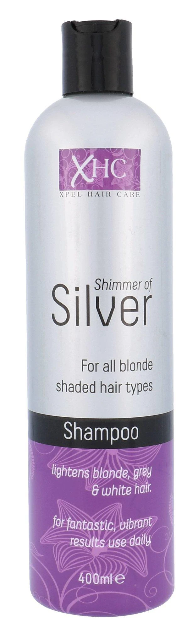 Xpel Shimmer Of Sidabrinis Šampūnas moterims, 400 ml