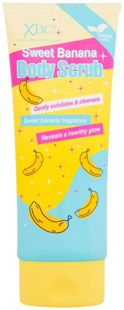 „Xpel“ saldžiųjų bananų kūno šveitiklis, kūno pilingas, 200 ml
