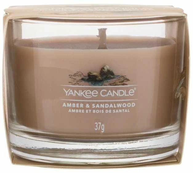 Yankee Candle Amber & Sandalwood kvapioji žvakė unisex, 37 g