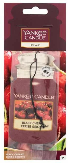 Yankee Candle Juodas vyšnių kvapo automobilio indelis