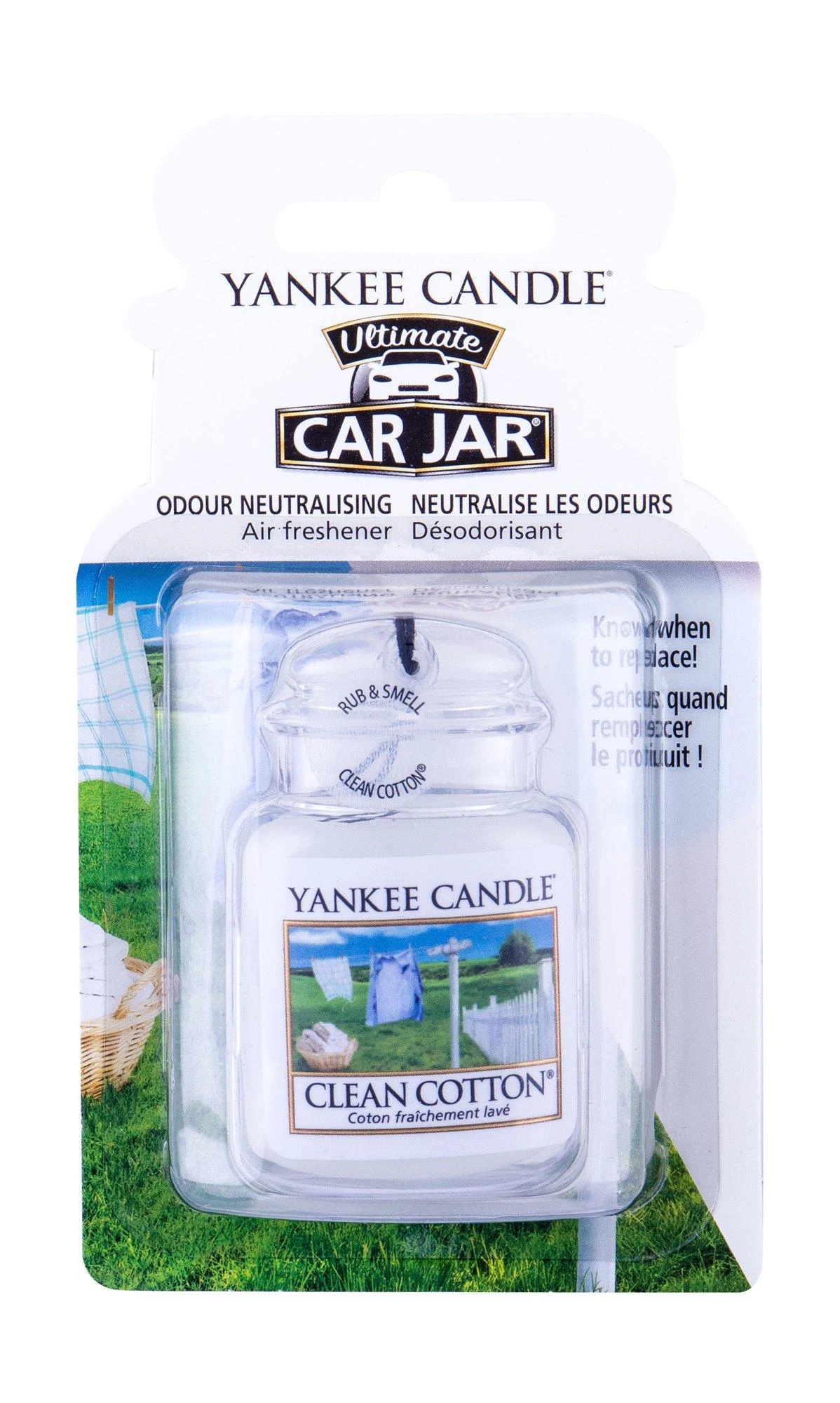 „Yankee Candle“ žvakė automobiliui su medvilniniu indeliu, 24 g