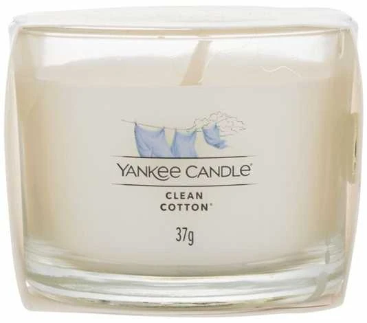 Yankee Candle Clean Cotton Scented Candle kvapioji žvakė, 37 g