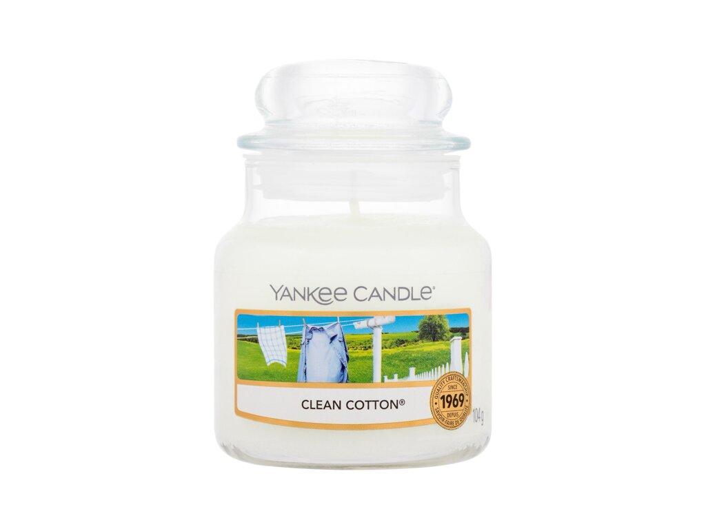 Yankee Candle Clean Cotton Scented Candle unisex, 104 g