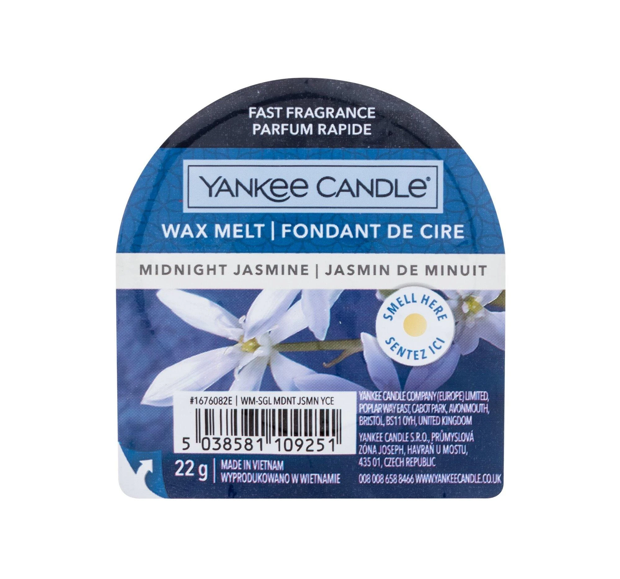 Yankee Candle Midnight Jasmine 22g kvepianti žvakė