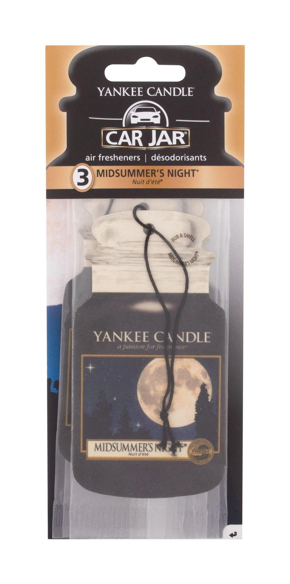 Yankee Candle kvapiųjų žvakių rinkinys automobiliui „Midsummer's Night“