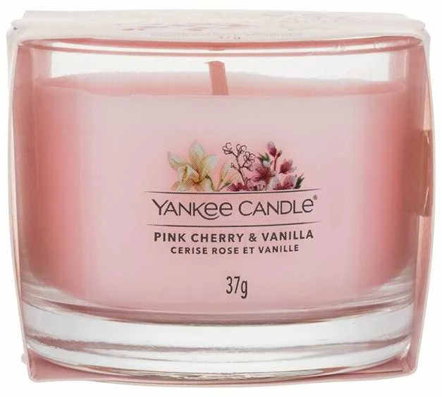 Yankee Candle Rožinė vyšnių ir vanilės kvapo žvakė