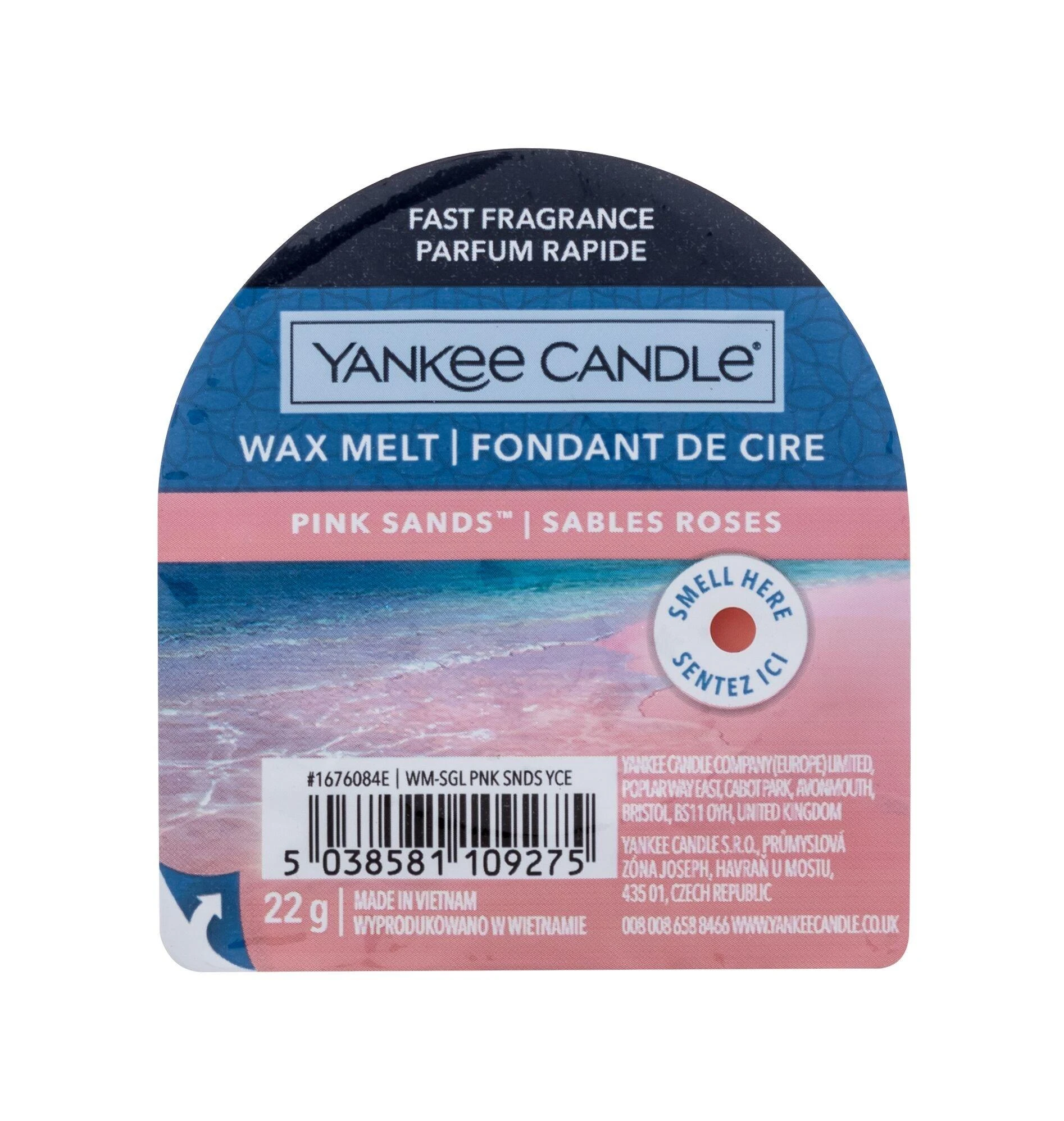 Yankee Candle Rožinė Sands 22 g