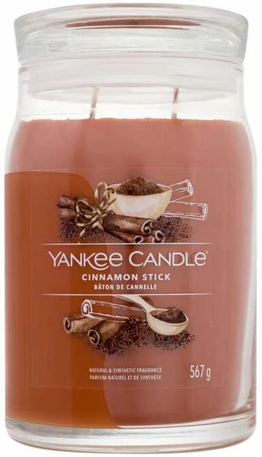 Yankee Candle Signature Cinnamon Stick kvapioji žvakė, kvapni žvakė, 411 g