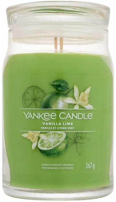 „Yankee Candle“ firminė vanilės ir laimo kvapo žvakė