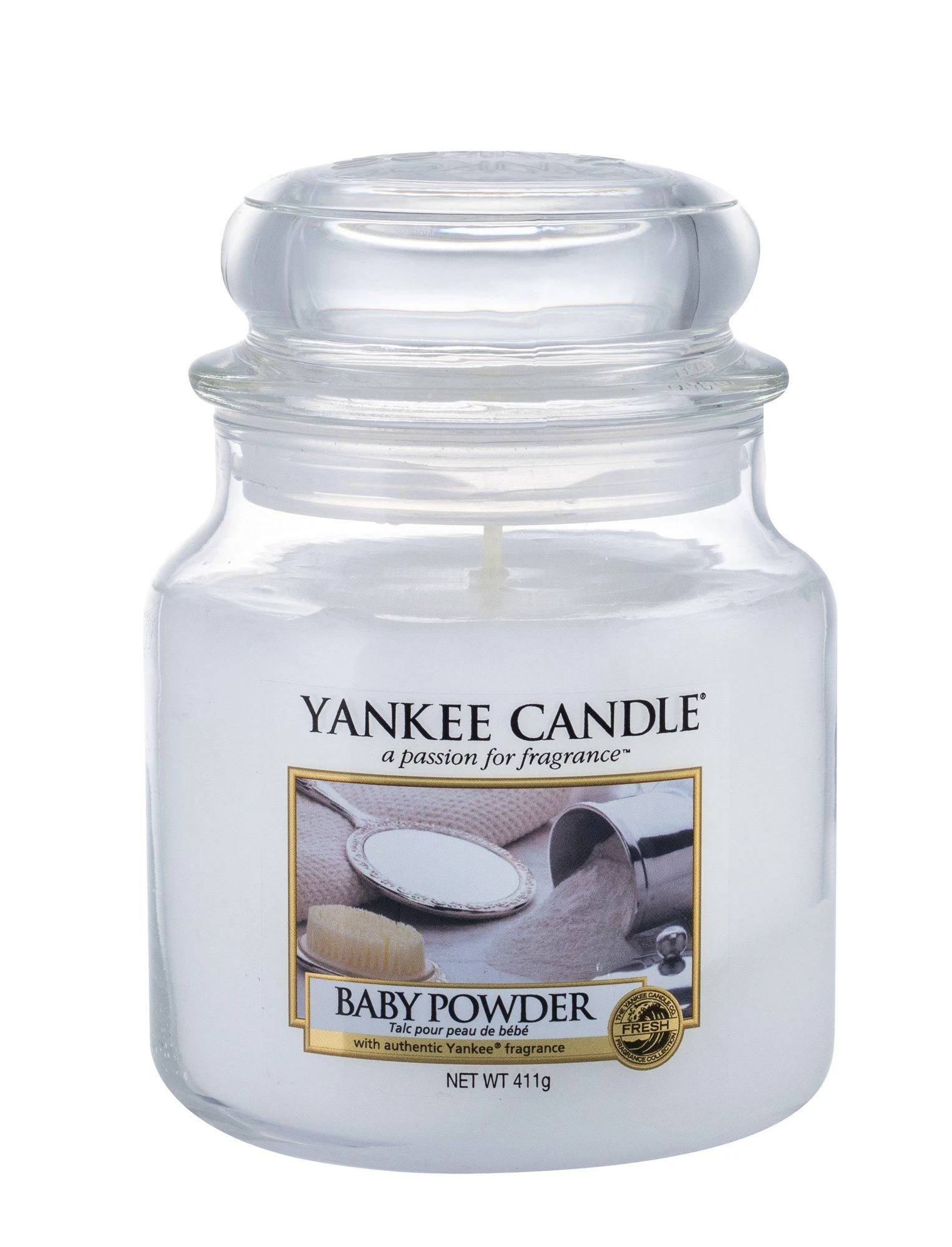 Yankee Candle Baby Powder kvapioji žvakė unisex, 411 g