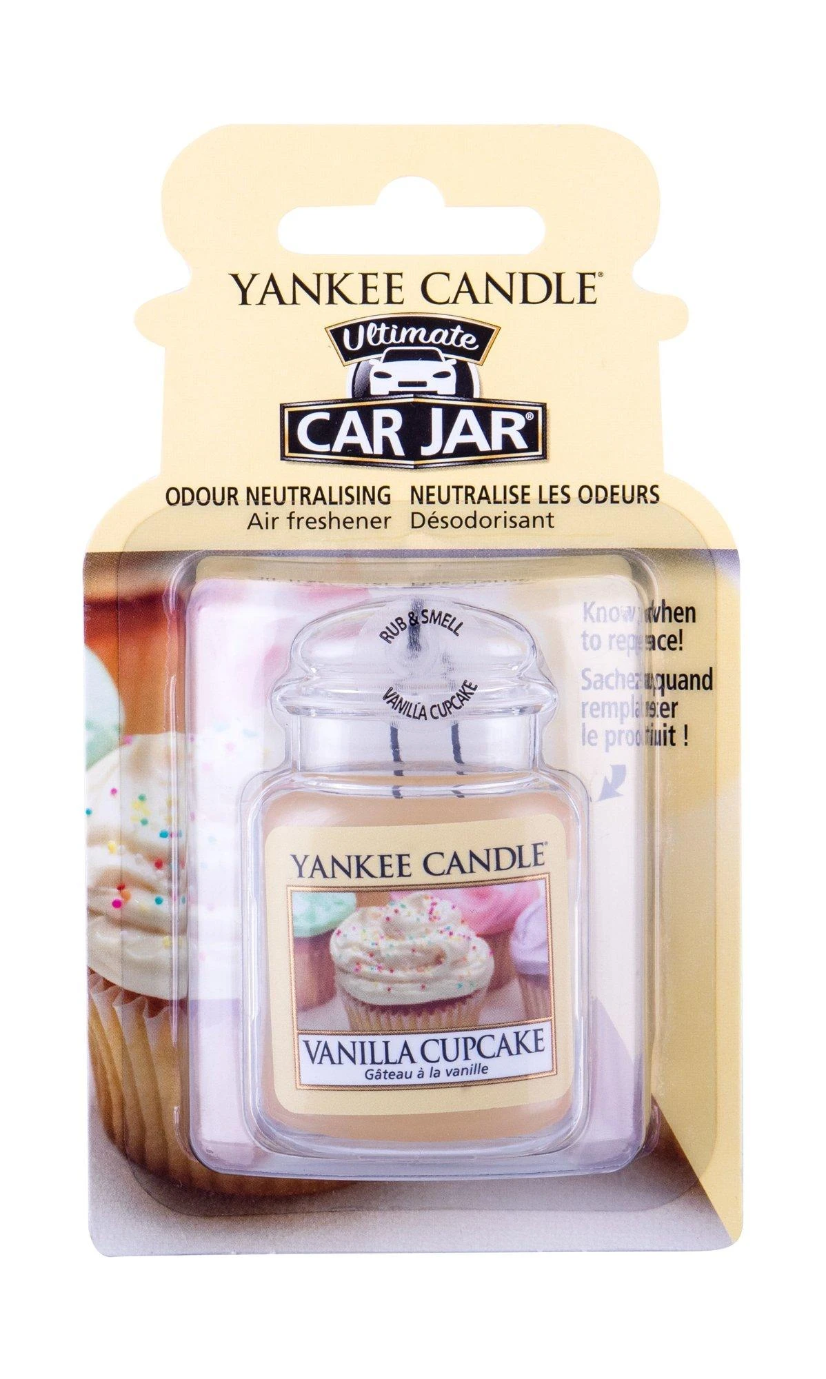 Yankee Candle Vanilla Cupcake automobilio kvapukas pakabinamas