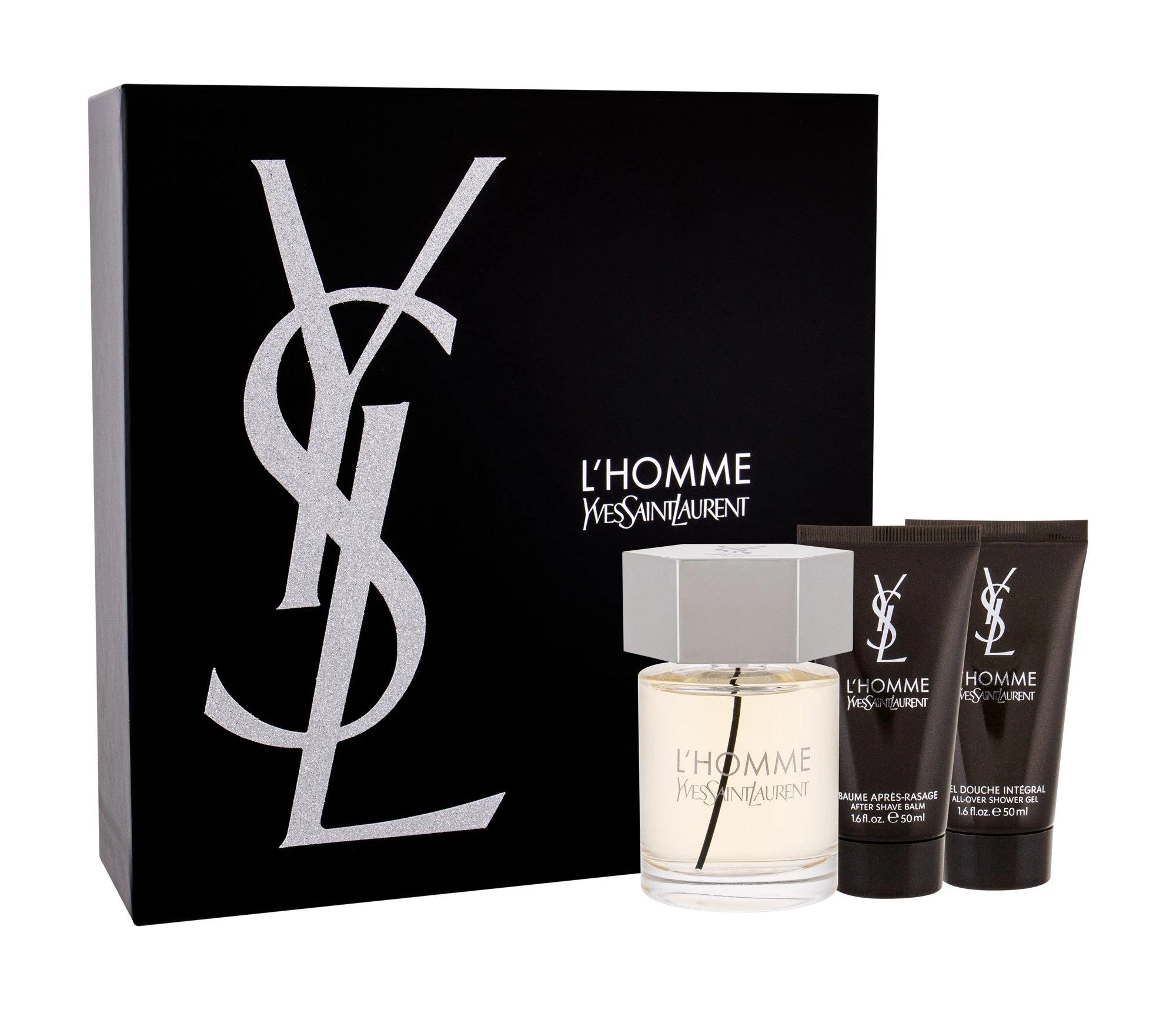 Yves Saint Laurent L´Homme rinkinys vyrams (EDT, 100 ml + balzamas po skutimosi, 50 ml + dušo želė, 50 ml)