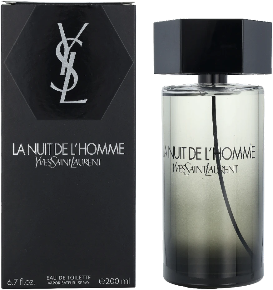 Yves Saint Laurent YSL La Nuit De L'Homme EDT tualetinis vanduo vyrams, 200 ml