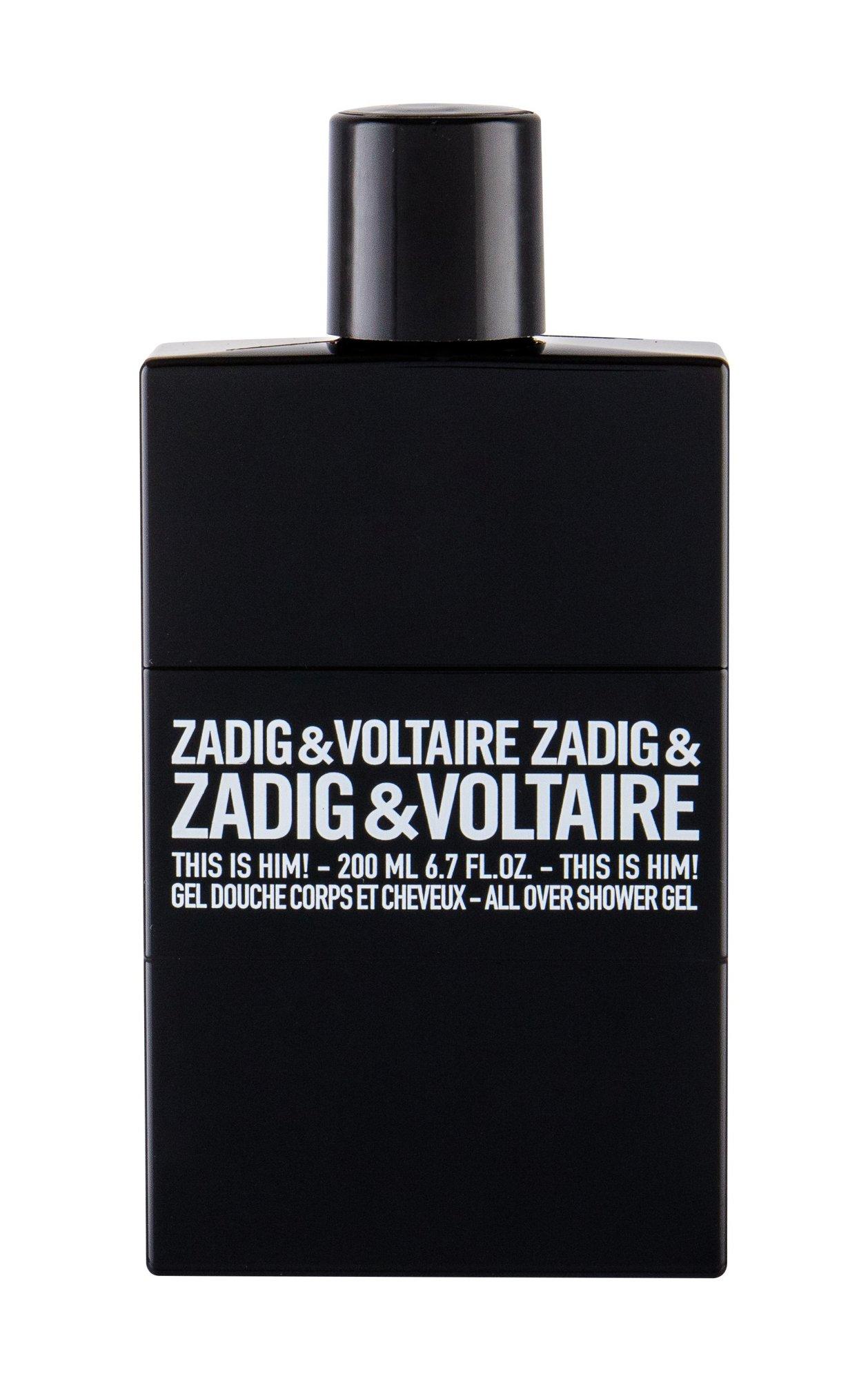 Zadig & Voltaire This Is Him! Dušo želė vyrams, 200 ml, modelis
