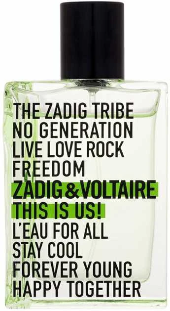 Zadig & Voltaire This is Us! L'Eau For All EDT tualetinis vanduo, 50 ml