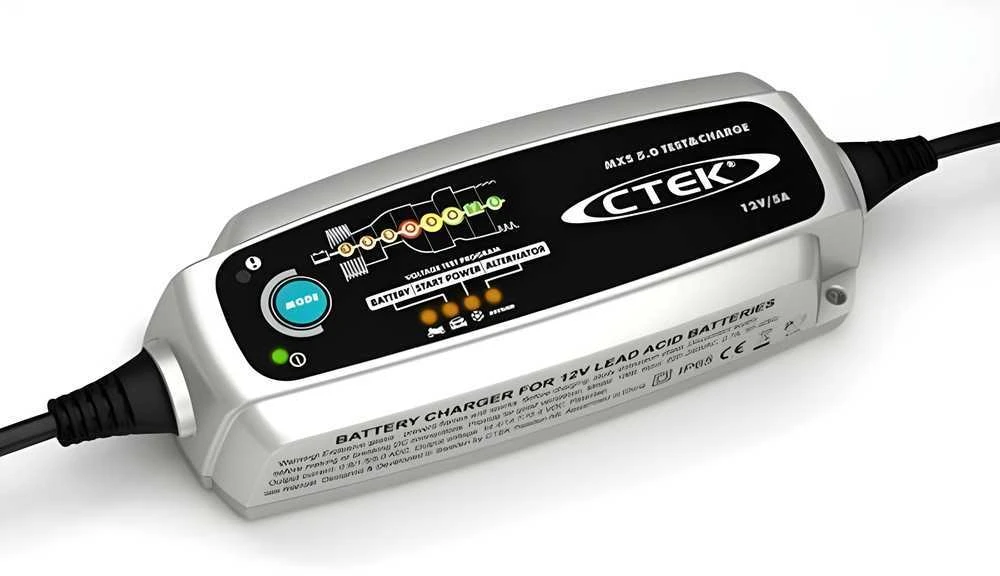 Akumuliatorių baterijų įkroviklis CTEK MXS 5.0 Test & Charge