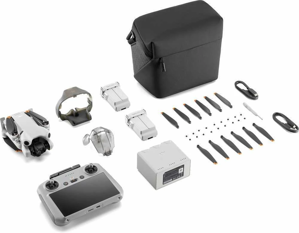 DJI Mini 4 Pro Fly More Combo (DJI RC 2) dronas