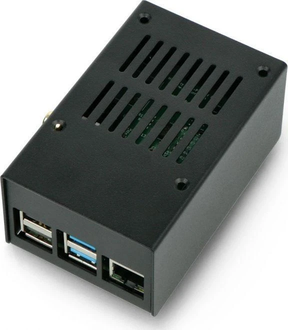 HiFiBerry HB CASE4 DIGI+BK - Gehäuse für Raspberry Pi 4 & DIGI+ sw