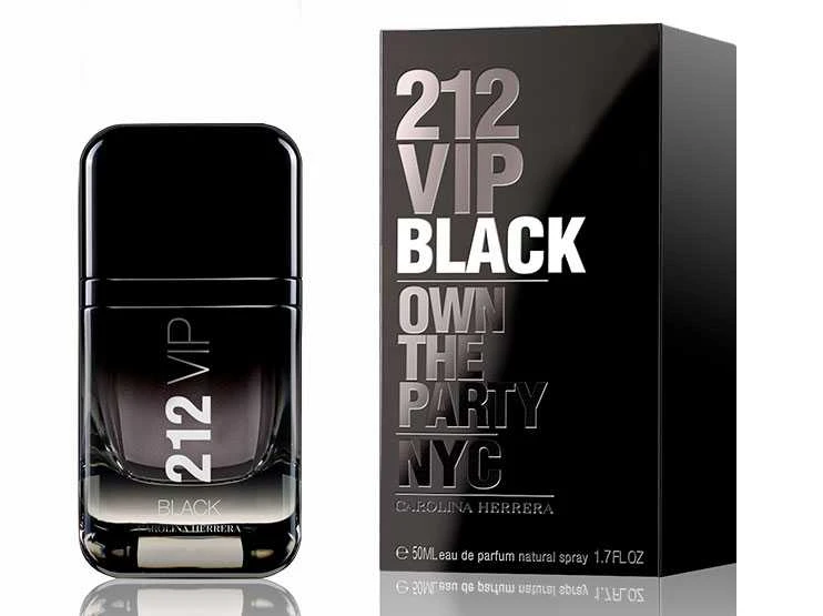 Kvepalai vyrams Carolina Herrera 212 VIP Black EDP, 50 ml