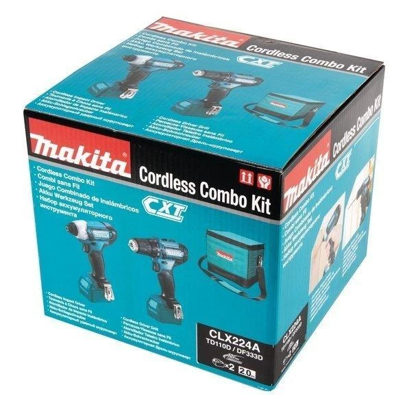 Makita CLX224A įrankių komplektas pakuotėje