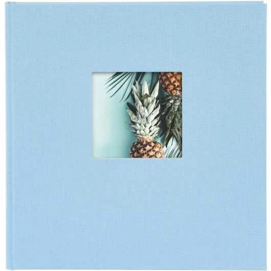 Albumas GOLDBUCH 31729 Bella Vista sky-mėlynas 30x31/100psl, balti lapai | kampučiai/lipdukai | knyginio rišimo