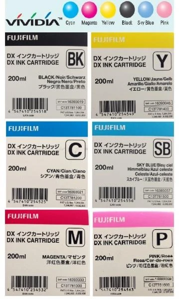 Fujifilm DX100 rašalas SKY Mėlynas 200 ml.