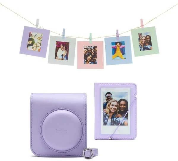 Nuotraukų rėmelis Fujifilm EOL instax mini 12 priedų rinkinys (DĖKLAS, ALBUMAS, RĖMELIAI SU SEGTUKAIS); LILAC PURPLE
