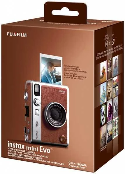 Fujifilm Momentinis fotoaparatas instax mini EVO BROWN (Rudas)