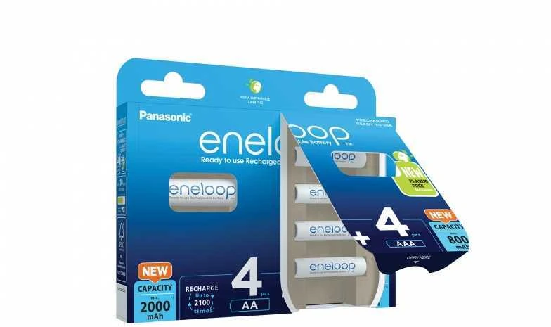 Įkraunamos baterijos Panasonic ENELOOP BK-3MCDE+4MCDE/8CP (4xAA+4xAAA)