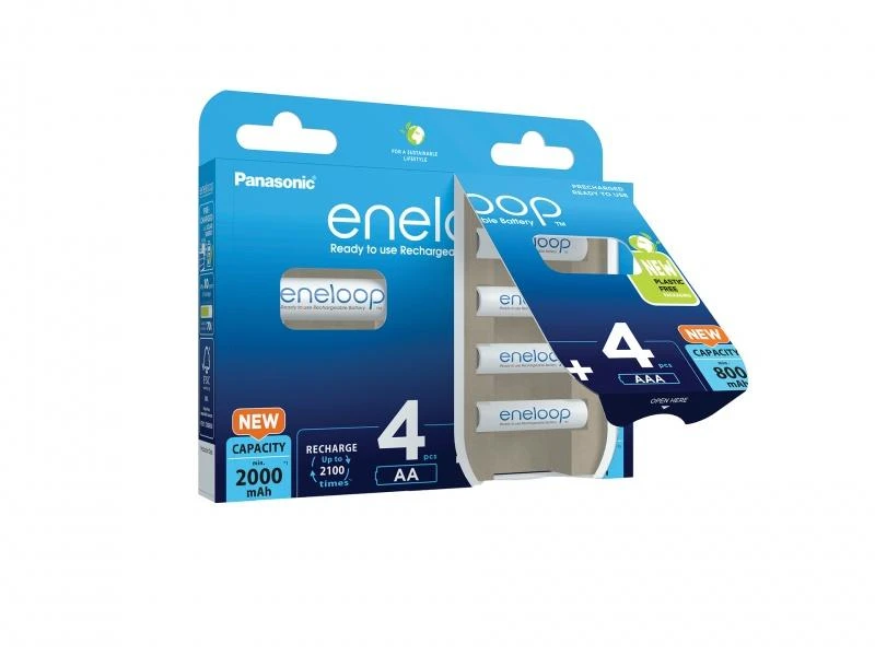 Panasonic Eneloop baterijų rinkinys 4xAA ir 4xAAA