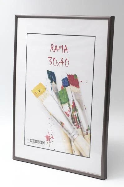 Nuotraukų rėmelis Gedeon Rėmelis GED 70x100 plast EASY pilkas | 8mm
