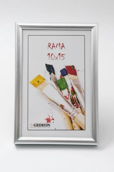 Nuotraukų rėmelis Gedeon Rėmelis GED 70x100 plast EASY sidabras | 8mm