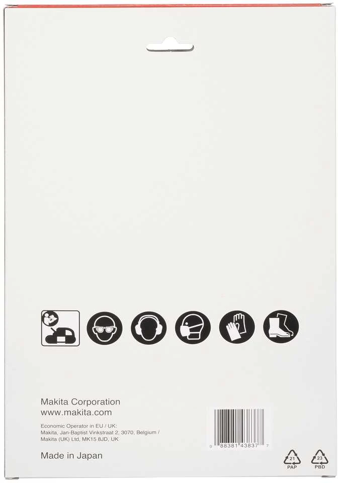 Makita 13x835MM, 5vnt.14TPI,METALL 4-6mm, DPB181, DPB183 B-40543