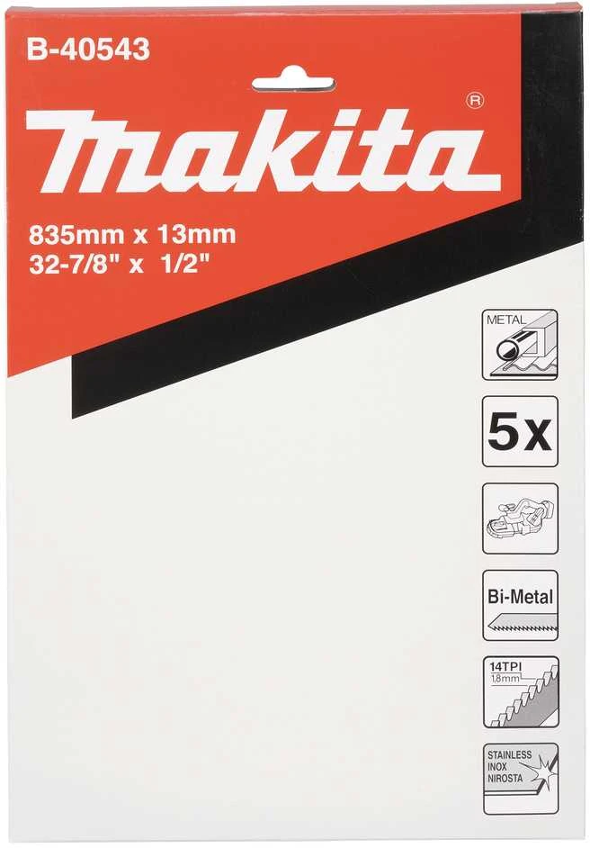 Makita 13x835MM, 5vnt.14TPI,METALL 4-6mm, DPB181, DPB183 B-40543