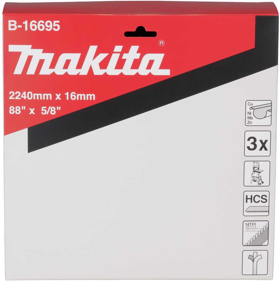 Makita 16x0, 5x2240 14T minkštam metalui LB1200F B-16695