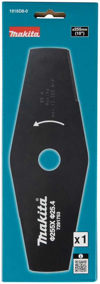 Makita 2-ašmenų krūmapjovės peilis, 255x25,4MM 1916D8-0