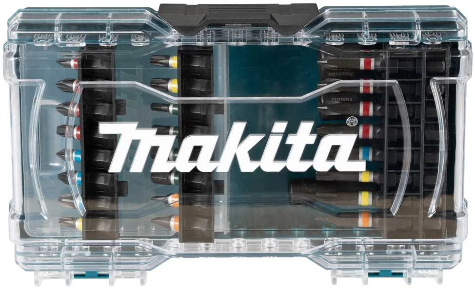 Grąžtas Makita 28 vnt. antgalių rinkiniai vitrininėje dėžėje E-07048