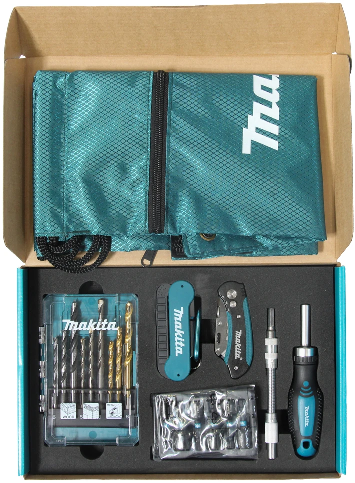 Makita 29 dalių įrankių ir priedų rinkinys E-30053