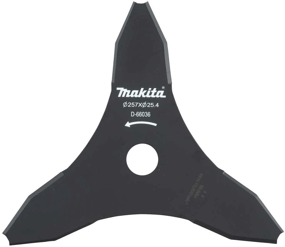 Makita 3-ašmenų krūmapjovės peilis, 257x25,4MM D-66036