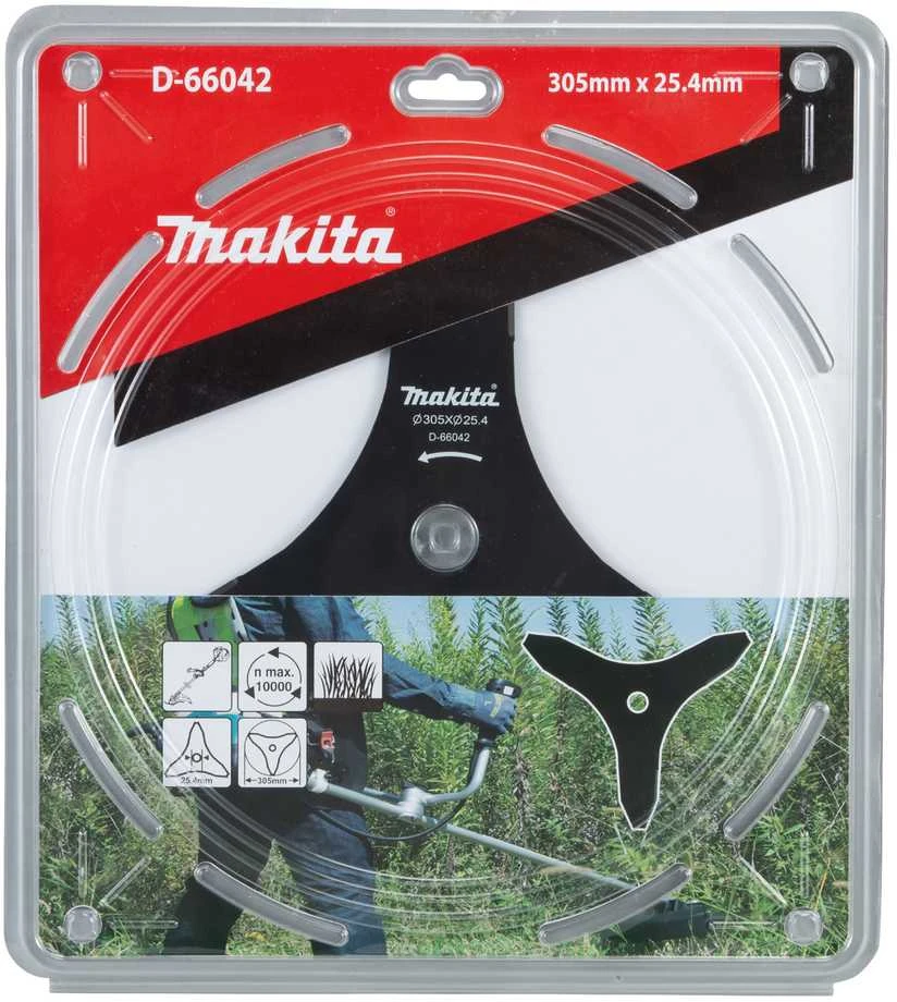 Makita D-66042 3-ašmenų krūmapjovės peilis, 305x25,4 mm