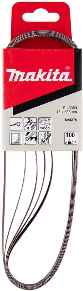 Makita Šlifavimo juosta 13X533 K100 (5Vnt.) 9032 P-43359