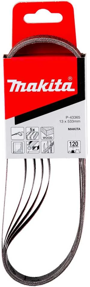 Makita Šlifavimo juosta 13X533 K120 (5Vnt.) 9032 P-43365