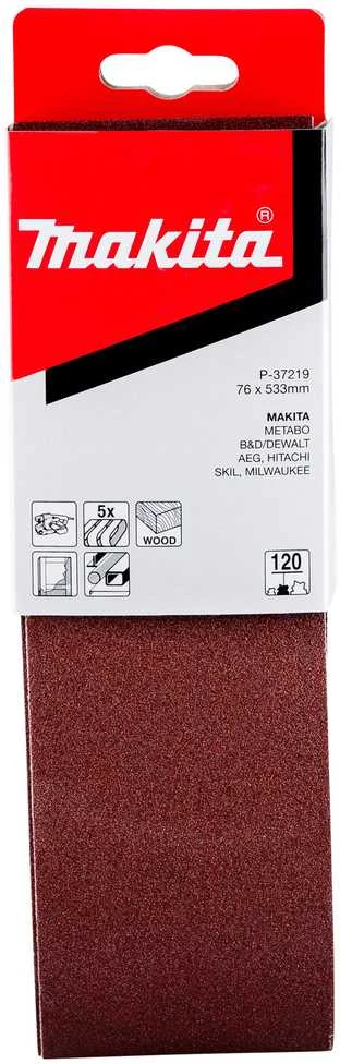 Makita Šlifavimo juosta 76x533 K120(5Vnt.) 9903 P-37219