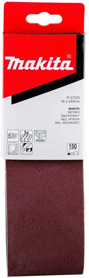 Makita Šlifavimo juosta 76x533 K150(5Vnt.) 9903 P-37225