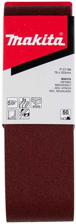 Makita Šlifavimo juosta 76x533 K60(5Vnt.) 9903 P-37188