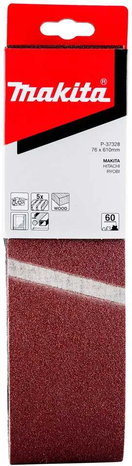 Makita Šlifavimo juosta 76x610 K60(5Vnt.) 9920 P-37328