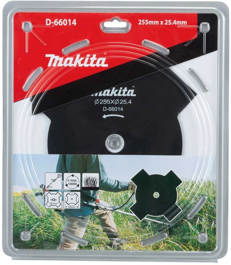 Makita 4-ašmenų krūmapjovės peilis, 255x25,4MM D-66014