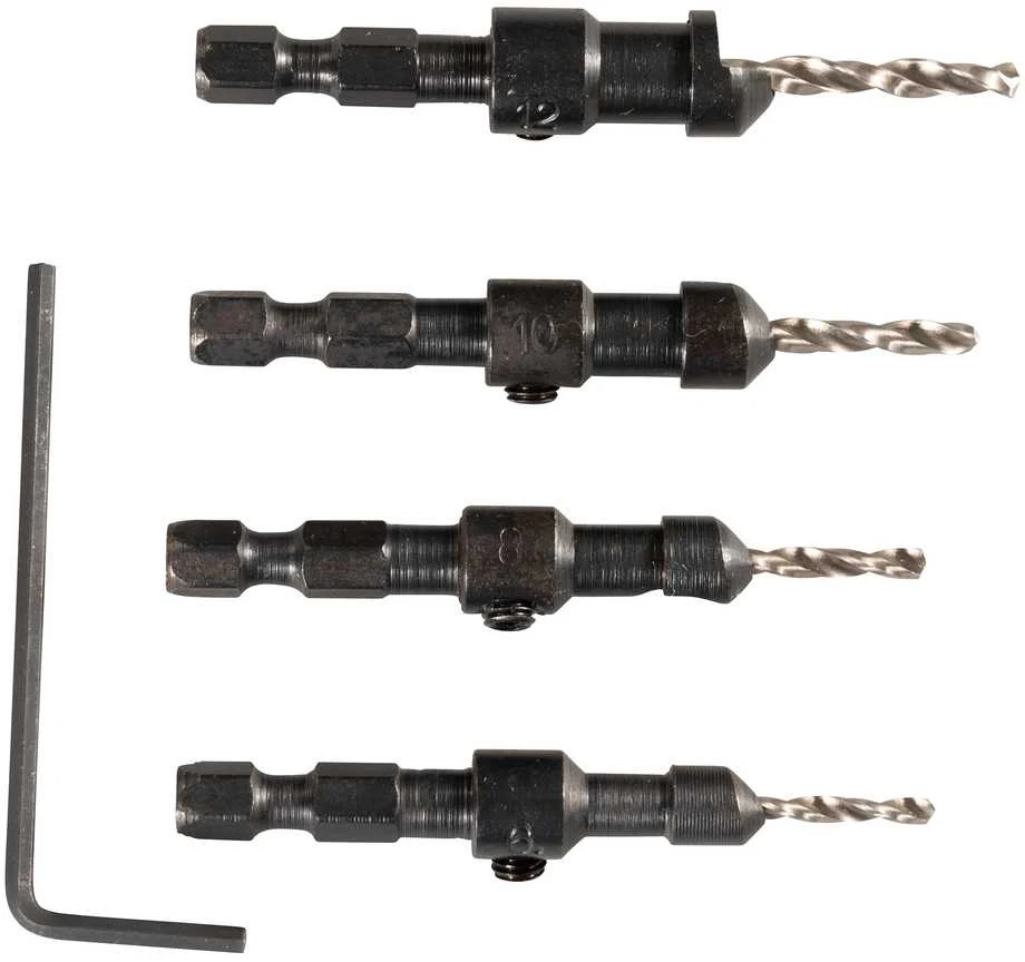 Grąžtas Makita 4 vnt grąžtų rinkinys D-73455